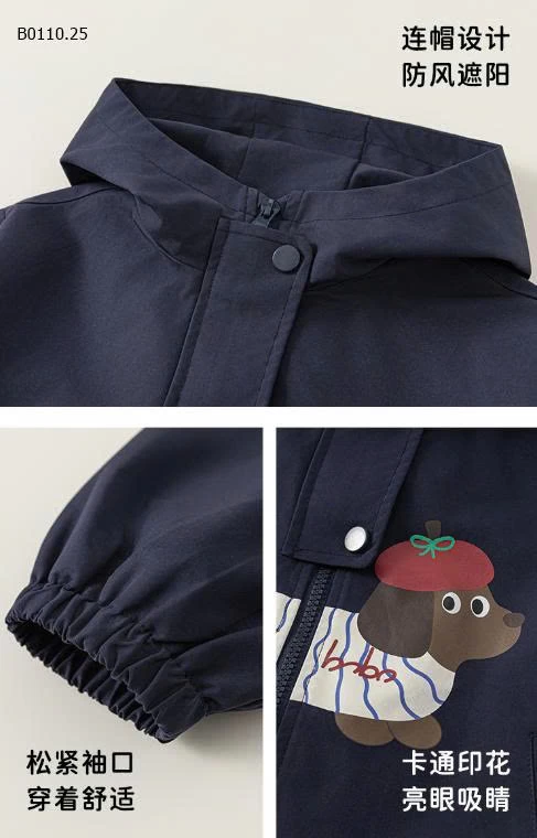 ÁO KHOÁC CHO BÉ HÃNG M.BANG-Giá sỉ số 1-2 : 268k số 3: 210k 