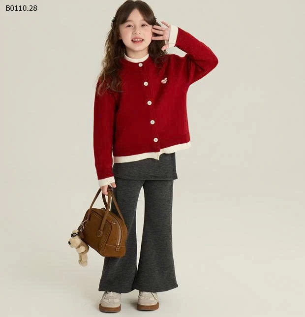 Áo len cardigan len Aimo Beibei - giá sỉ  size : 90-150 : 213k size 160 : 229k