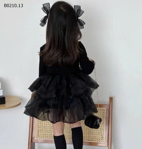 VÁY LIỀN THÂN PHỐI REN XÒE BÉ GÁI-Giá sỉ 175k