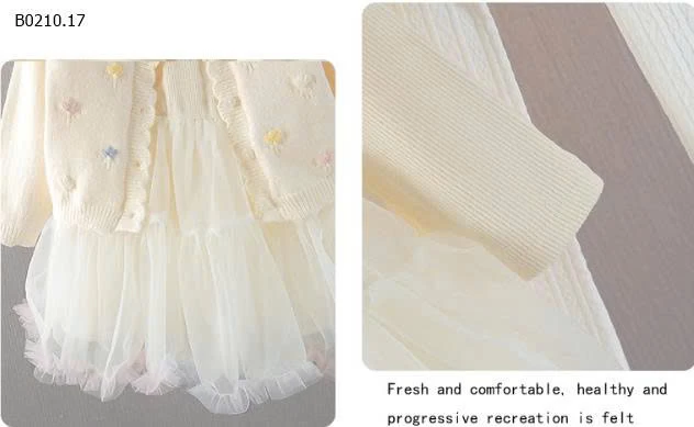 Set   váy công chúa 3 chi tiết cho bé - sỉ 325k