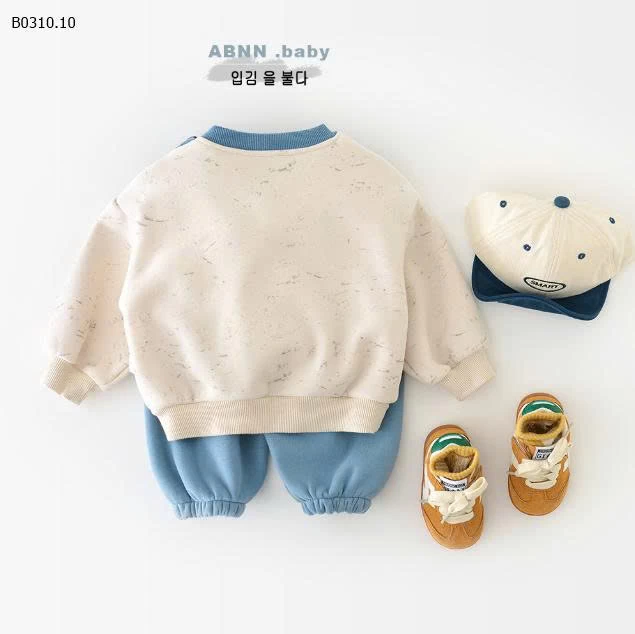 SET NỈ KHỦNG LONG CHO BÉ-Giá sỉ 252k