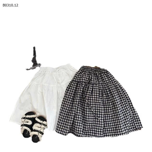 CHÂN VÁY VINTAGE DÁNG DÀI BG- sỉ 138k