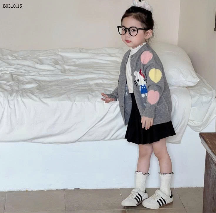 ÁO LEN CARDIGAN KITTY5-Giá sỉ 149k