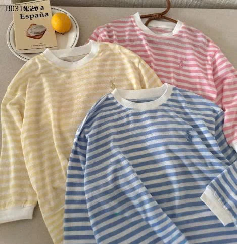 ÁO KẺ DÀI TAY  BÉ GÁI -Sỉ 109k