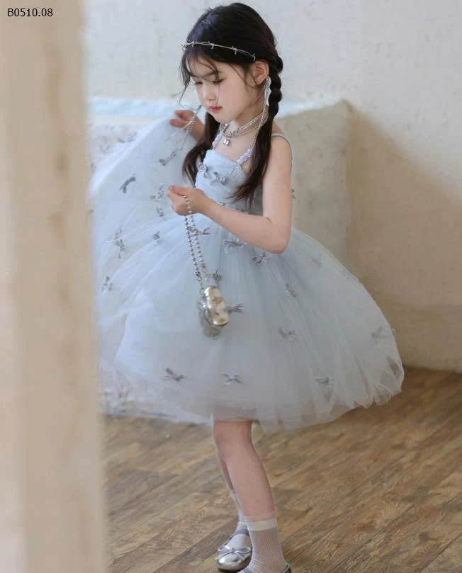 VÁY VOAN GẮN NƠ BLING-Giá sỉ 287k