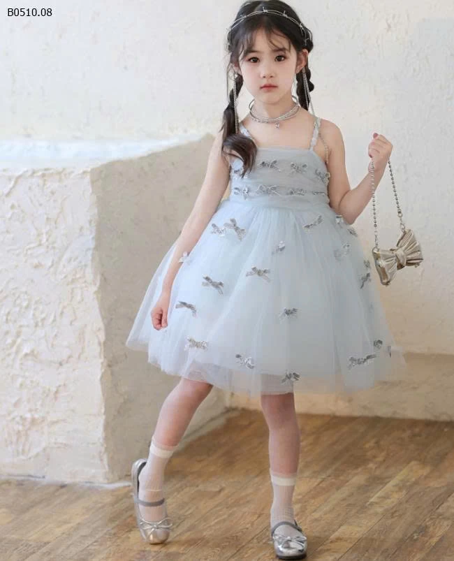 VÁY VOAN GẮN NƠ BLING-Giá sỉ 287k