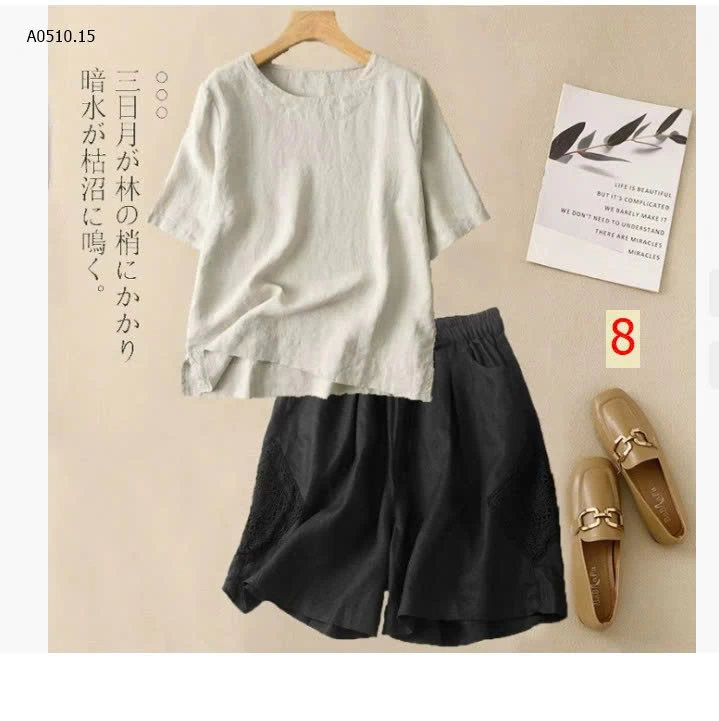 BỘ SHORT ĐŨI MỎNG - sỉ 172k