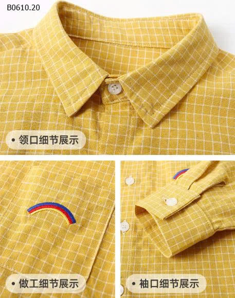 ÁO SƠ MI KẺ CARO-Giá sỉ 107k