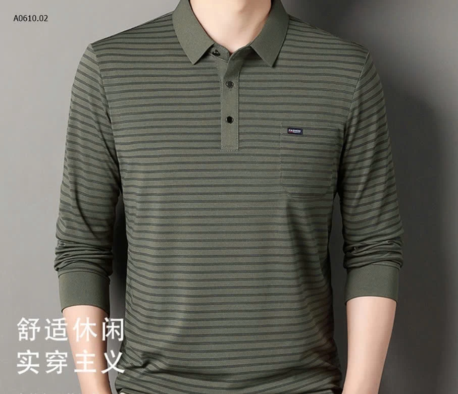 ÁO KẺ POLO NAM-Giá sỉ 136k