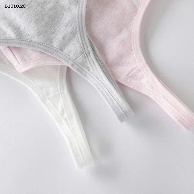 ÁO BRA COTTON QUAI NHỎ- sỉ 102k/set 3c mix