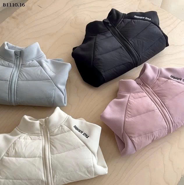 ÁO KHOÁC LÔNG VŨ PHỐI NỈ SIÊU ẤM ÁP CHO BÉ-Giá sỉ 195k