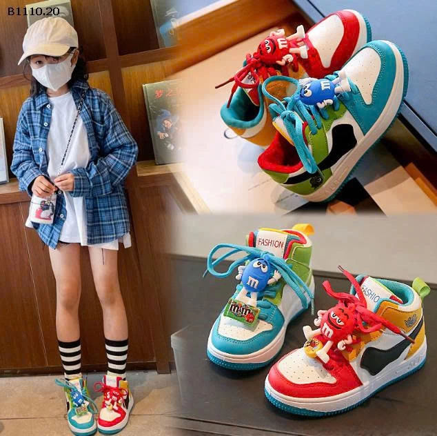 GIÀY THỂ THAO PHỐI MÀU CÁ TÍNH CHO BÉ-Giá sỉ 145k