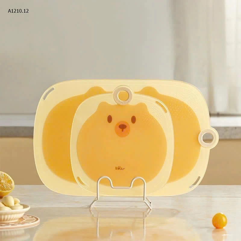 Thớt nhựa Bear  - Giá sỉ 158k/set 2c