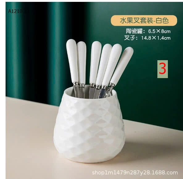 Set nĩa ăn hoa quả , bánh siêu xinh siêu an toàn   - Giá sỉ 105k