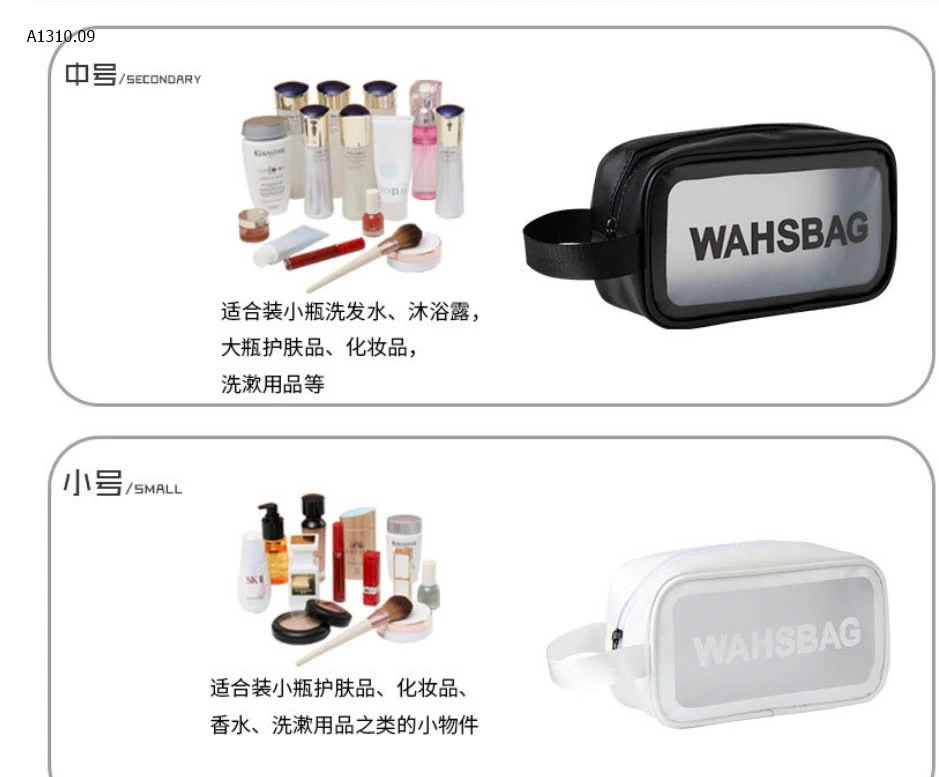 TÚI NHỰA ĐỰNG ĐỒ DU LỊCH CHỐNG NƯỚC- sỉ 73k