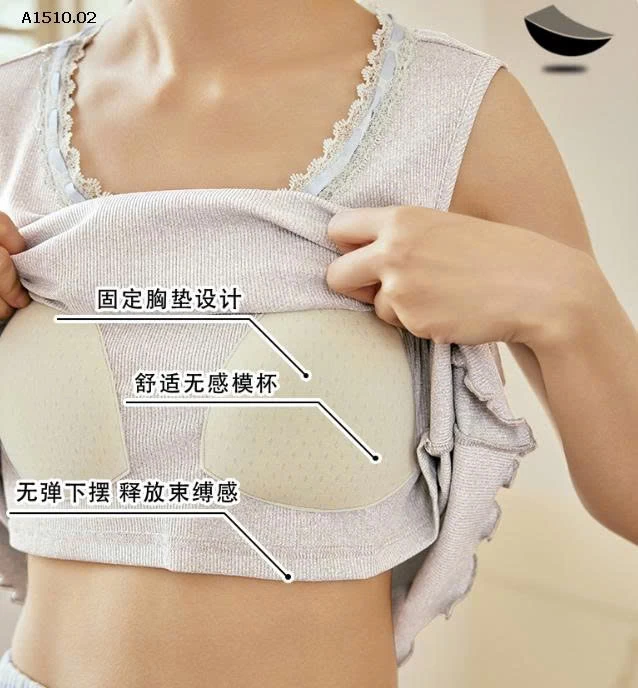 BỘ MẶC NHÀ SÁT NÁCH KÈM ĐỆM NGỰC - sỉ 148k