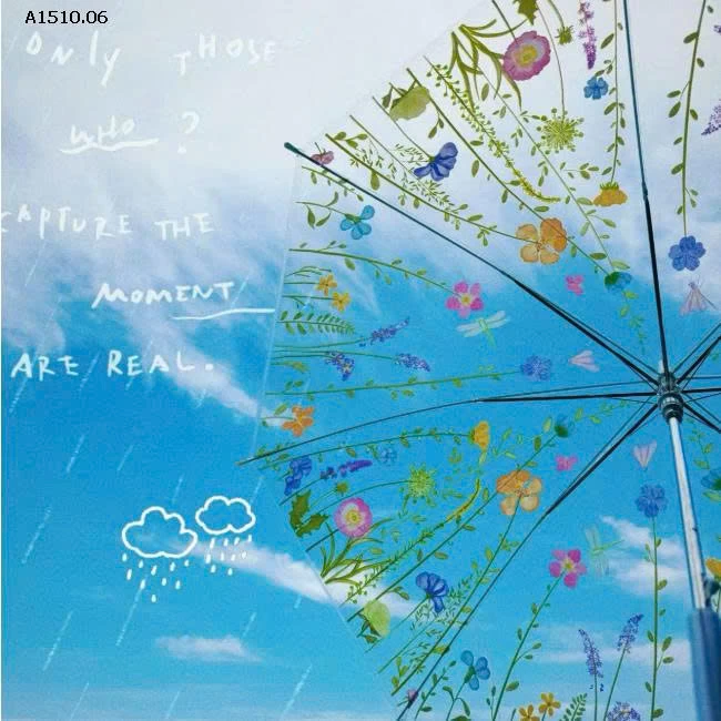 Ô TRONG HỌA TIẾT HOA  - Giá sỉ 1 ( dáng dài ) : 84k  2 ( tự động ) : 100k