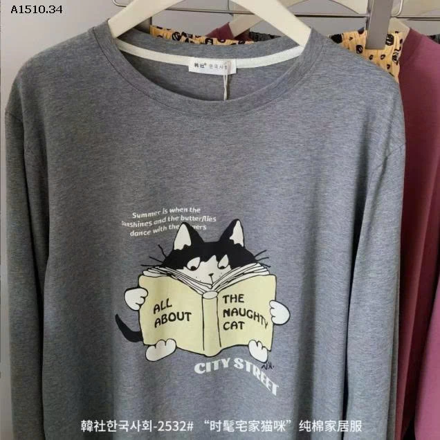 BỘ NGỦ HỌA TIẾT CUTE CHO NỮ  - sỉ 225k