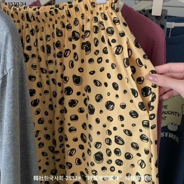 BỘ NGỦ HỌA TIẾT CUTE CHO NỮ  - sỉ 225k