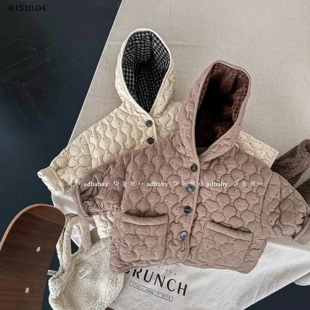 KHOÁC TRẦN TRÁM LÓT NHUNG ADBABY-Giá sỉ 279k