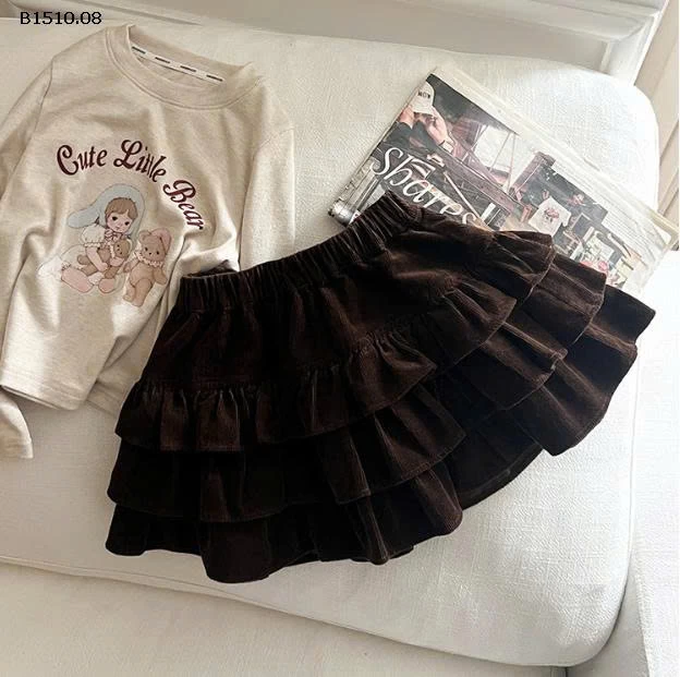 CHÂN VÁY XẾP TẦNG AMBB -Giá sỉ  sz 90-150: 175k  sz 160: 185k   sz 170: 205k