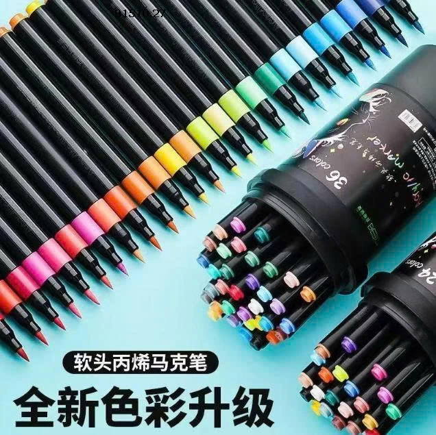 Bút dạ acrylic -Giá sỉ 97k/hop 80c màu ACRYLIC nhóng nhánh siêu xinh