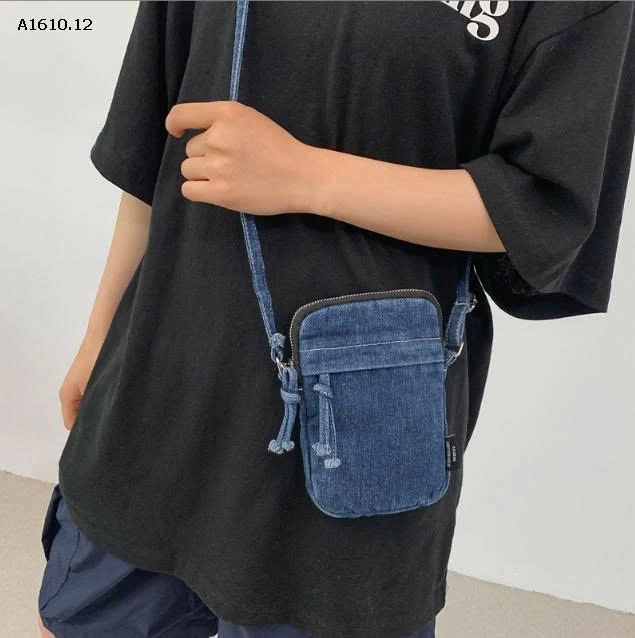 TÚI ĐEO ĐIỆN THOẠI DENIM RÁCH- sỉ 115k