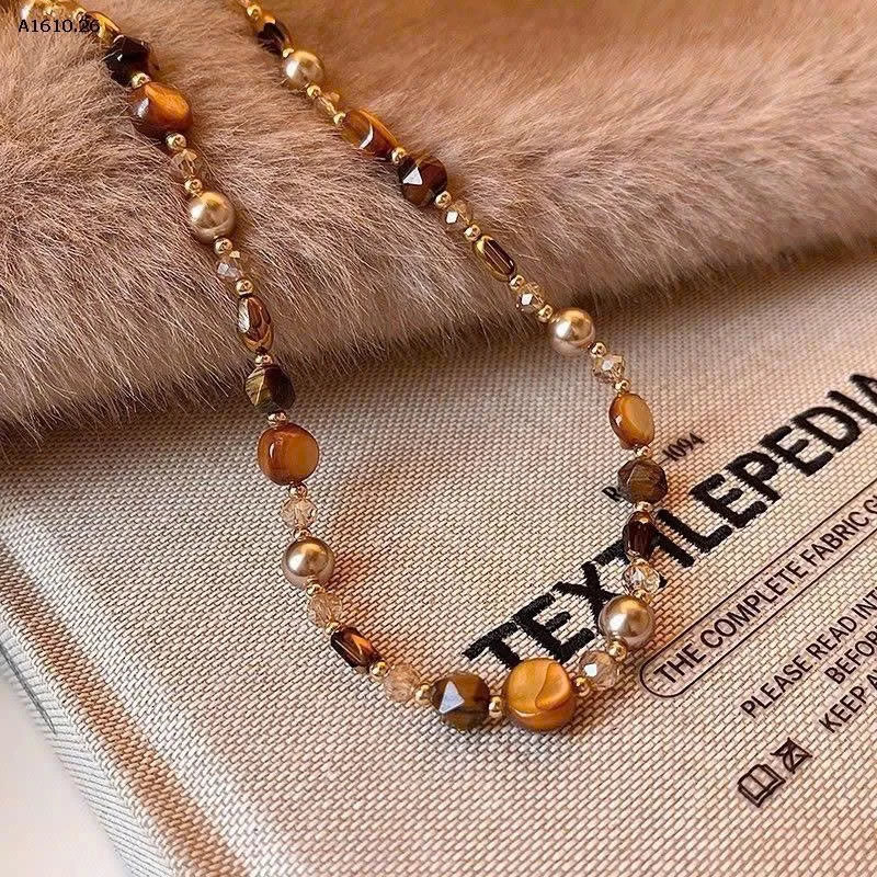 Vòng cổ đá mắt hổ Golicc - sỉ 125k