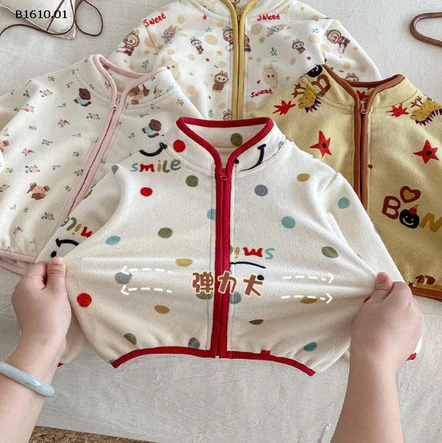 ÁO KHOÁC HỌA TIẾT CHO BÉ1-Giá sỉ 133k