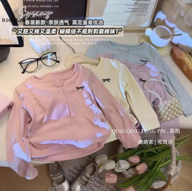 ÁO DÀI TAY NƠ BG -Giá sỉ  sz 80-120 giá 57K sz 130-160   giá  65K