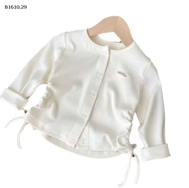 áo thun cardigan rút dây thường ngày cho bé gái- sỉ 64k/c
