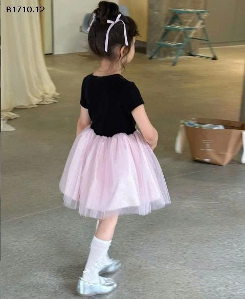 VÁY BALE HỒNG 25D214 AMBB-Giá sỉ  size 90-150: 215k  size 160: 235k  size 170: 255k 