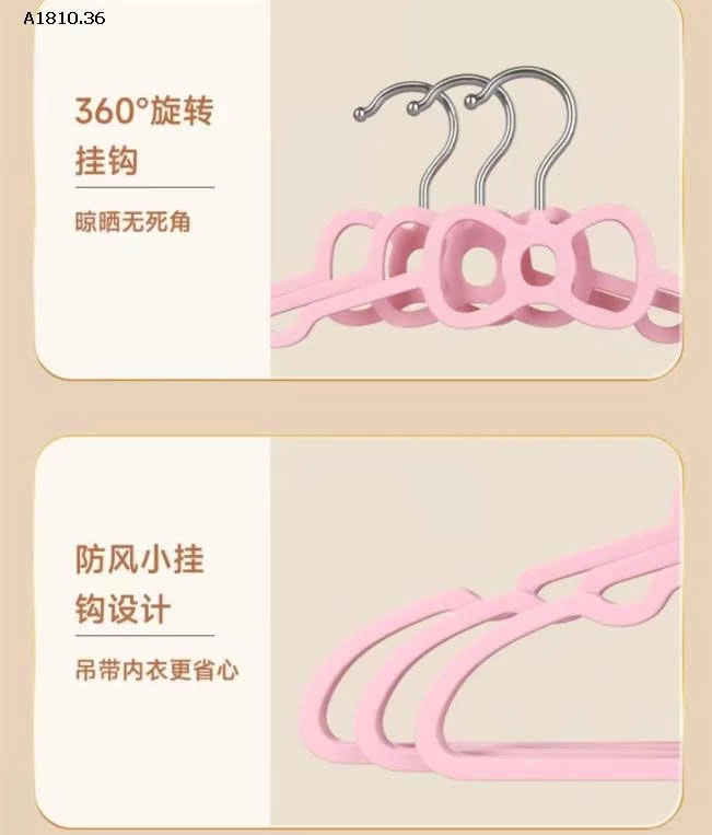 COMBO 20C MÓC TREO HỒNG  - sỉ 89k/set 20c