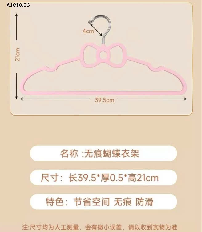 COMBO 20C MÓC TREO HỒNG  - sỉ 89k/set 20c