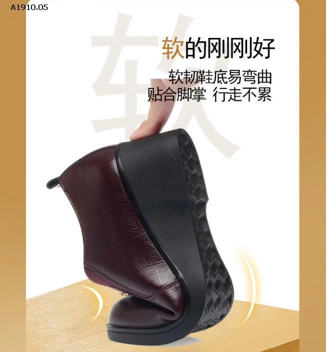 BOOT DA CỔ THẤP CHUN ĐẾ CAO- sỉ 127k