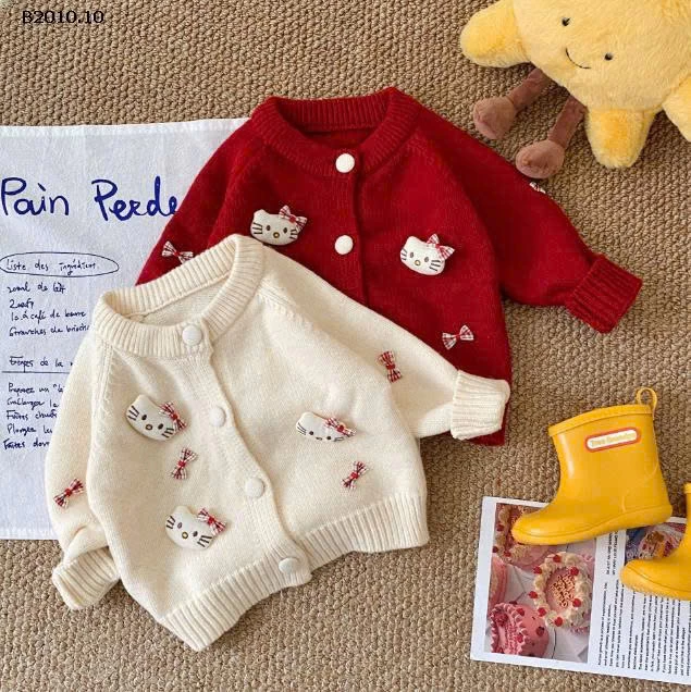 ÁO CARDIGAN MÈO KITTY BG-Giá sỉ ÁO CARDIGAN giá   186k quần  : 93k 