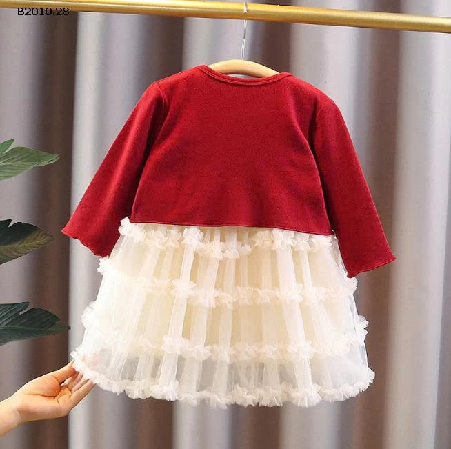 SET ÁO CDG + VÁY SÁT NÁCH VOAN TẦNG-Giá sỉ 155k