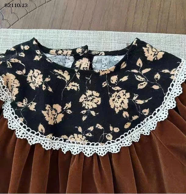 VÁY NHUNG BÉ GÁI  - sỉ 135k