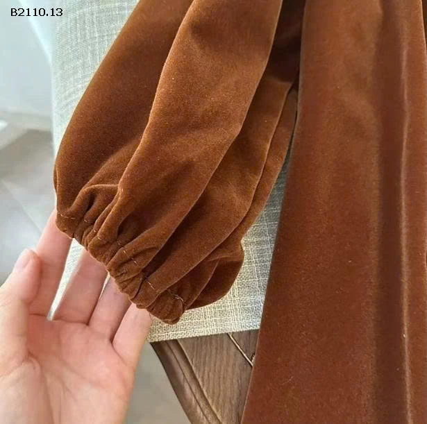 VÁY NHUNG BÉ GÁI  - sỉ 135k