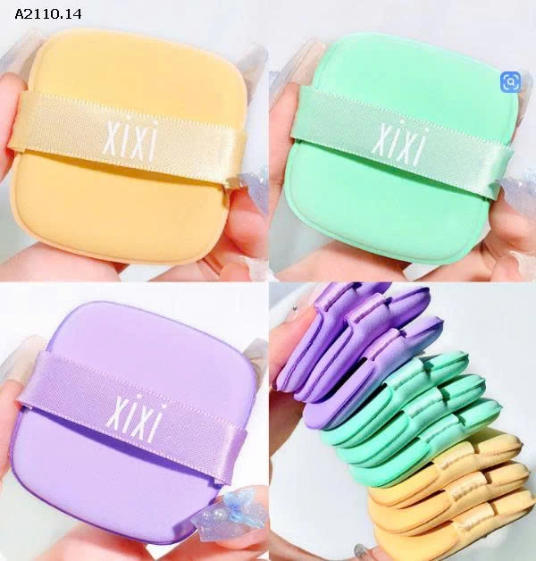 HỘP MÚT ĐÁNH NỀN MỀM MỊN 6 CÁI-Giá sỉ 55k/set 2 hộp cùng màu 