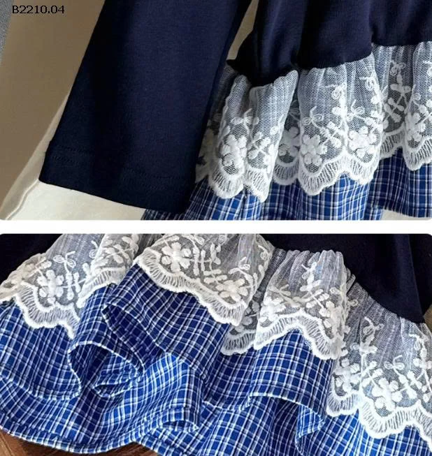 ÁO THUN PHỐI VIỀN REN- sỉ 149k