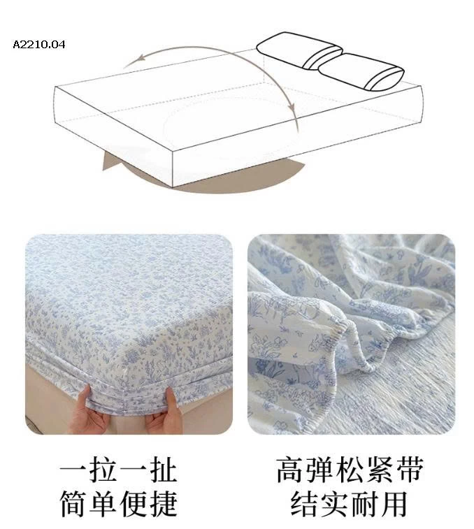 SET Ga giường chất  Cotton Hàn Cao cấp -Giá sỉ   1m5 x 2m    142k 💰 1m8 x 2m   160k 💰 2m  x 2m2   175k