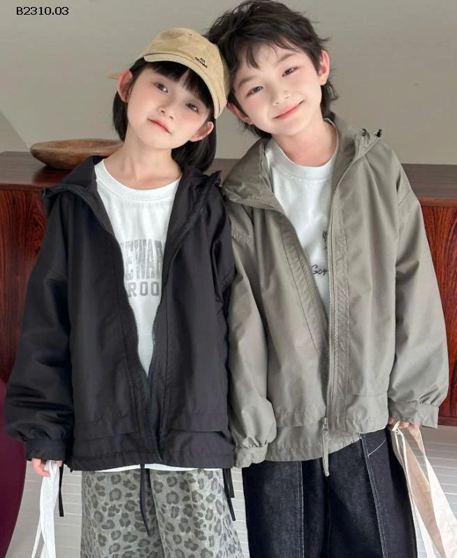 ÁO KHOÁC GIÓ TRƠN HÀN QUỐC -Giá sỉ 360k