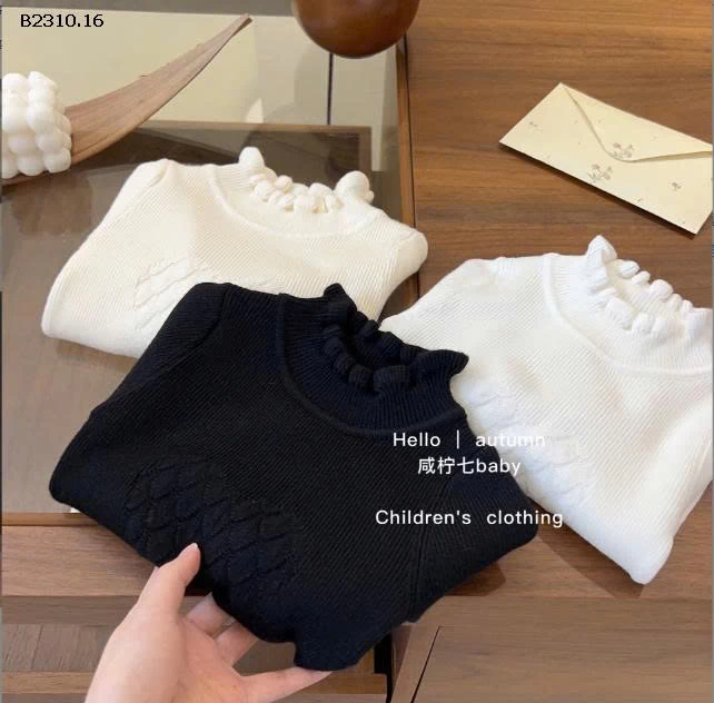 ÁO LeN THU ĐÔNG  TRÁI TIM BÉ GÁI -Giá sỉ 115k