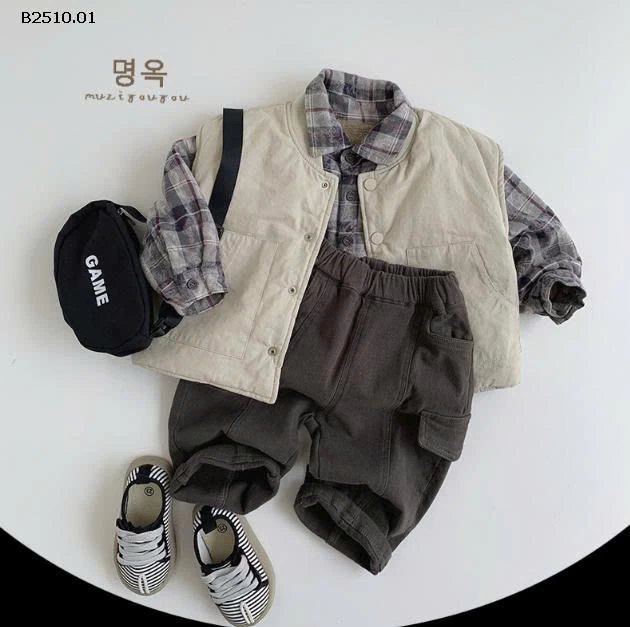 KHOÁC GILE 2 MẶT TRẦN BÔNG CỔ TRỤ-Giá sỉ 205k