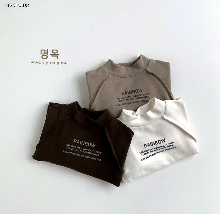 ÁO NỈ GIỮ NHIỆT RAINBOW-Giá sỉ 130k