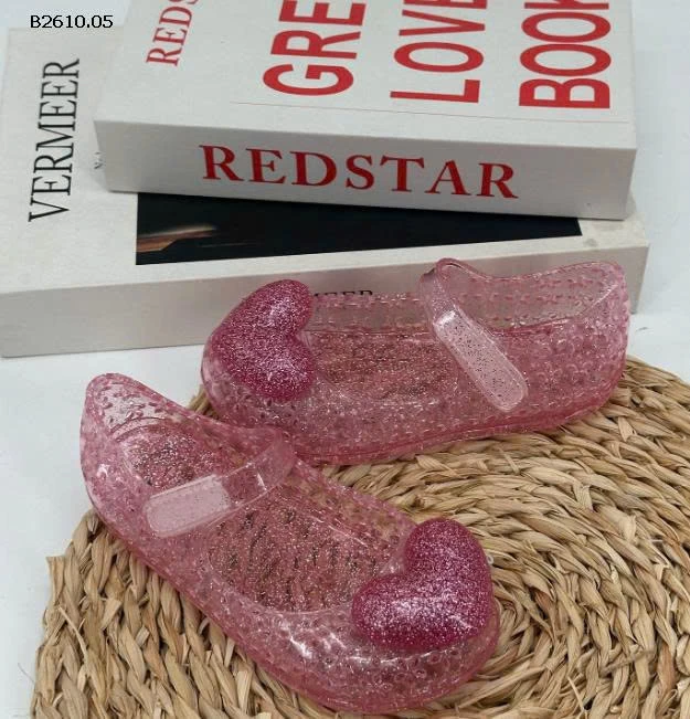 SANDAL NHỰA TRÁI TIM BG -Giá sỉ 77k