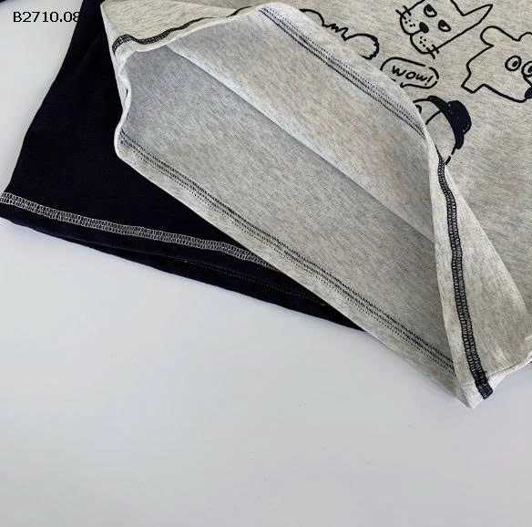 Áo thun  in hình hoạt hình Maibao cho bé  nhà Huzhou Zhili - sỉ 123k 