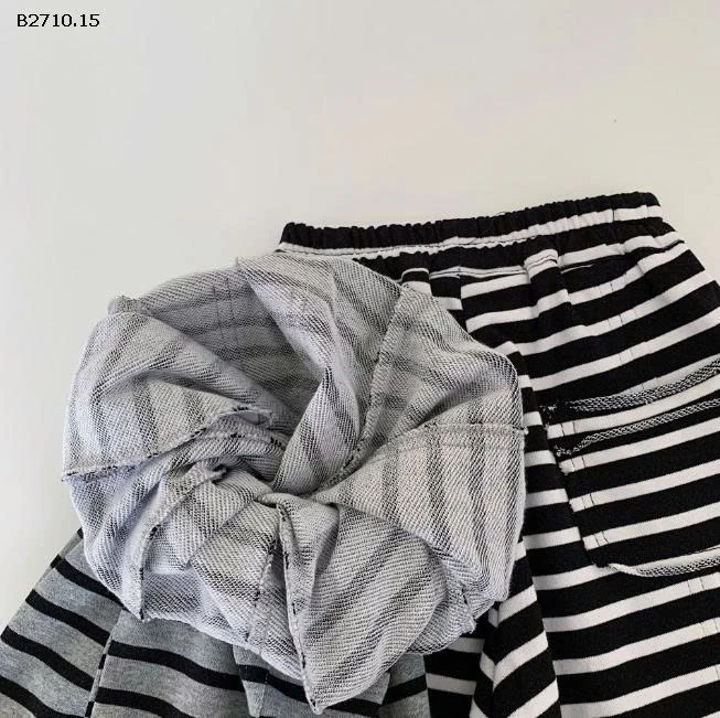 Quần dài sọc ống rộng co giãn  nhà Huzhou Zhili - sỉ 150k 