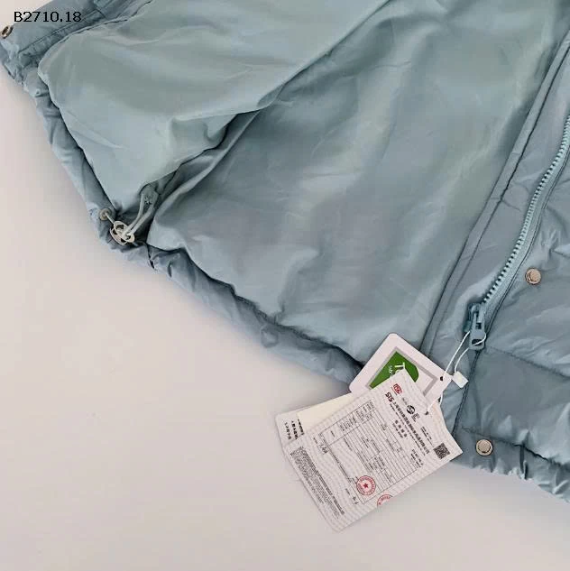 Áo khoác phao lông vũ  90% DuPont three chống ẩm nhà Huzhou Zhili - sỉ 695k 